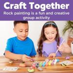 Creativity for Kids Hide & Seek Rock Painting Kit - Arts & Crafts For Kids - Includes Rocks & Waterproof Paint