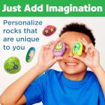 Creativity for Kids Hide & Seek Rock Painting Kit - Arts & Crafts For Kids - Includes Rocks & Waterproof Paint