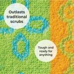 Skoy Scrub, Non-Scratching, Reusable Scrub for Kitchen and Household Use, Environmentally-Friendly, Dishwasher Safe, 2-Pack â Assorted Colors
