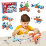 132 PCS STEM Learning Toys ? Education Engineering and DIY STEM Construction Kit ? Best Building Set for 6 7 8 9 10+ Year Olds Boys & Girls That Love to Build ? Creative Stem Gift Play Set for Kids