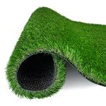 AMASKY Artificial Grass Turf 4 Tone Synthetic Artificial Turf Rug for Dog Indoor Outdoor Garden Lawn Patio Balcony Synthetic Turf Mat for Pets (3.3 ft x 5 ft = 16.5 sq ft)
