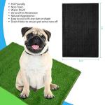AMASKY Artificial Grass Turf 4 Tone Synthetic Artificial Turf Rug for Dog Indoor Outdoor Garden Lawn Patio Balcony Synthetic Turf Mat for Pets (3.3 ft x 5 ft = 16.5 sq ft)