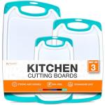HOMWE BPA Free Cutting Boards Pack - Aqua