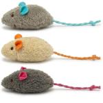 SmartyKat Skitter Critters Cat Toy Catnip Mice, 3/pkg