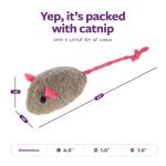 SmartyKat Skitter Critters Cat Toy Catnip Mice, 3/pkg