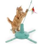 Blue Loco Motion Wand Cat Toy