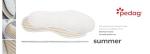 Pedag Summer Insoles | Sweat Absorbing | Odor Control | White | 1 Pair