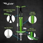 Kid's Flybar Pogo Stick: Green Outdoor Toy