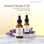 Organic Vitamin E Oil for Skin & Scars - 15000 IU