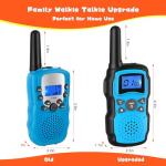 Wishouse Walkie Talkies for Kids & Adults: 4 Pack