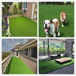 Pet Pad Artificial Grass Turf 7' x13'- Realistic Thick Synthetic Fake Grass Mat For Outdoor Garden Landscape Balcony Dog Grass Rug