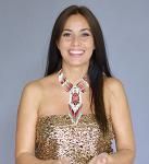 Bear Paw Turtle Design Jewelry Set Necklace Earrings Bracelet Handmade (White with Lanyard)