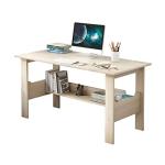 White Corner Writing Study Desk with Storage Shelves