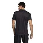 adidas Men's Club 3-Stripes Tennis Polo Shirt, Black/White, Medium