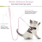 rabbitgoo Cat Harness and Leash for Walking, Escape-Proof No Choke Reflective Vest Harnesses for Small Cats, Kitten Harness with Magic Tapes and Double Clips for Kitty Safety Outdoor Activity, Pink, M