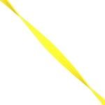 Mandala Crafts Flat Elastic Band, Braided Stretch Strap Cord Roll for Sewing and Crafting; 1/4 inch 6mm 50 Yards Yellow