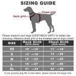 WINSEE Dog Harness No Pull, Pet Harnesses with Dog Collar, Adjustable Reflective Oxford Outdoor Vest, Front/Back Leash Clips for Small, Medium, Large, Extra Large Dogs, Easy Control Handle for Walking