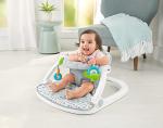 Fisher-Price Sit-Me-Up Floor Seat - Honeydew Drop, portable infant chair with toys