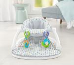 Fisher-Price Sit-Me-Up Floor Seat - Honeydew Drop, portable infant chair with toys
