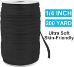 Elastic Band,Shed Protector 200 Yard Sewing Elastic Band Rope Cord String for Handmade Making