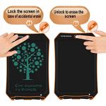 Spring& LCD Electronic Writing Tablet Toys for 4-9Year Old Boys, Teen Boy Girl Birthday Presents Gifts,8.5" Handwriting Paper Drawing Tablet at Home and Outdoor(Orange-d)