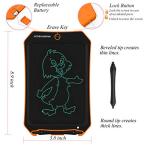 Spring& LCD Electronic Writing Tablet Toys for 4-9Year Old Boys, Teen Boy Girl Birthday Presents Gifts,8.5" Handwriting Paper Drawing Tablet at Home and Outdoor(Orange-d)