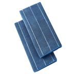 Microfiber Kitchen Towels - Super Absorbent, Soft and Solid Color Dish Towels, 8 Pack (Stripe Designed Green and White Colors), 26 x 18 Inch