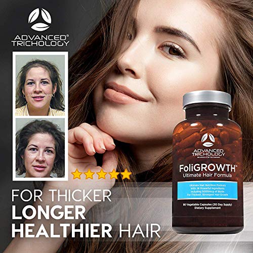 FoliGROWTH™: Thicker Fuller Hair Supplement | Approved by American Hair Loss Association