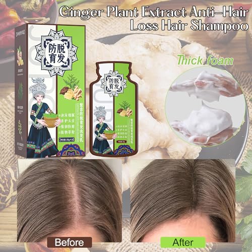 Ginger Hair Shampoo for Stronger, Thicker Hair