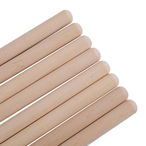 12 Pairs 5A Drumsticks: Maple Wood Sticks for All Ages
