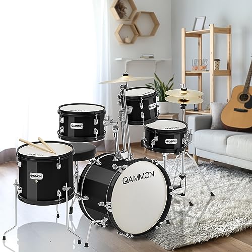 Gammon Percussion Junior Drum Kit - Black