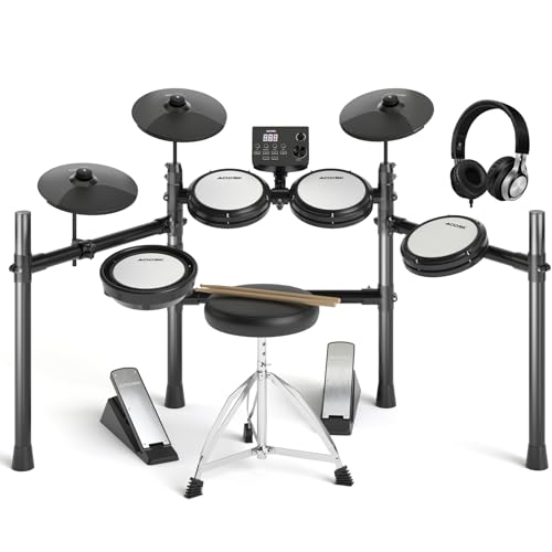 AODSK Electric Drum Kit - Beginner-friendly, 15 Kits, 195 Sounds