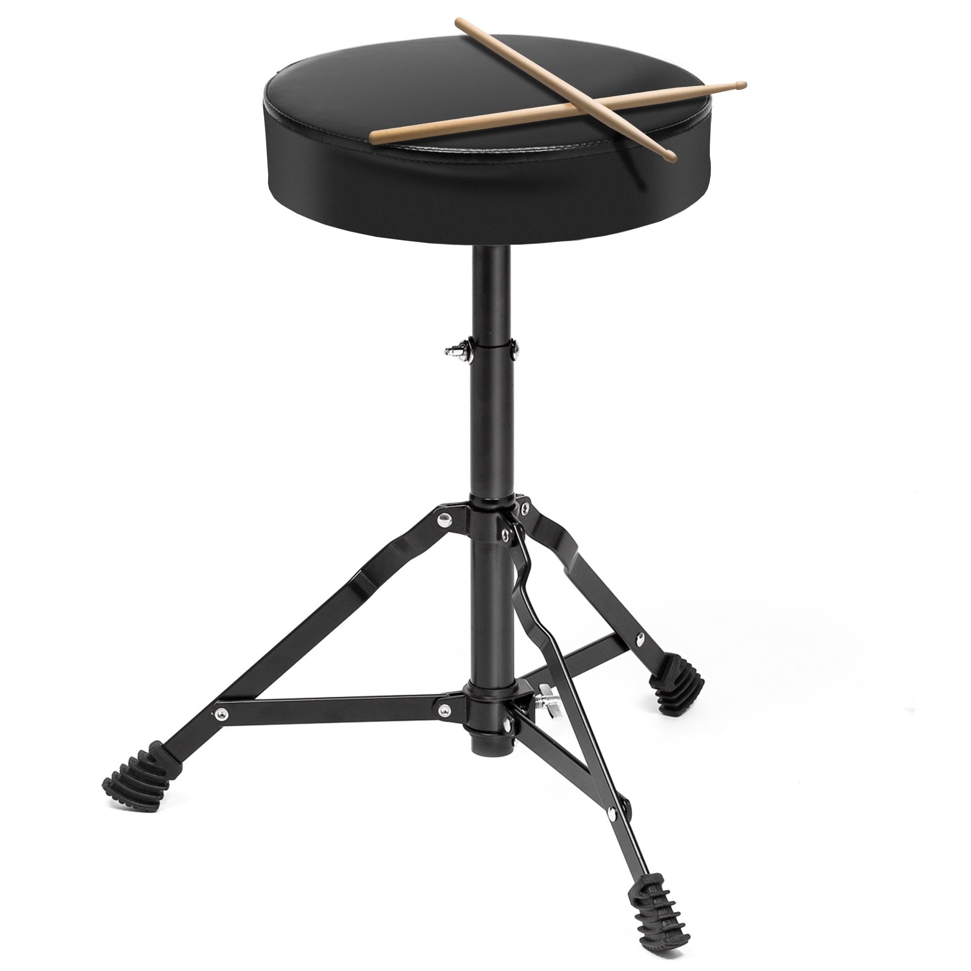 Adult Drum Set - Full Size Kit with Stool & Stands - Blue