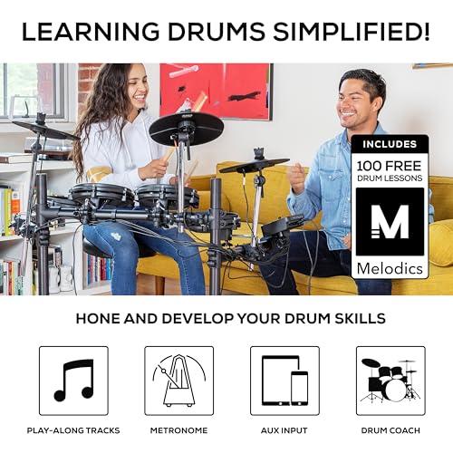 Alesis Turbo Mesh Kit: Electric Drum Set With 100+ Sounds