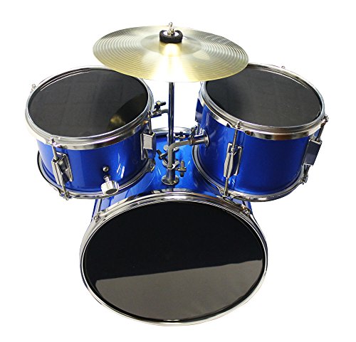 Kids Drum Set with Throne, Cymbal, Pedal & Drumsticks