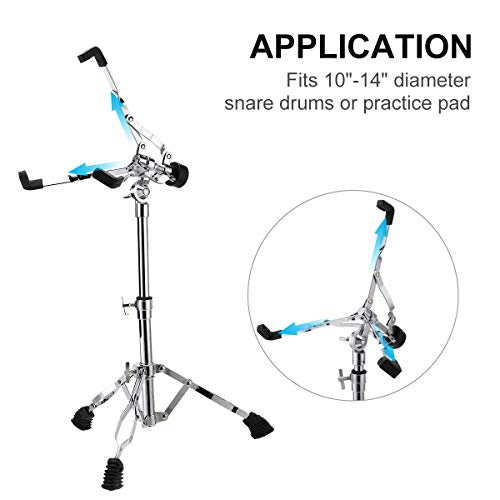 Snare Stand & Drum Sticks Holder, Lightweight, Double-Braced