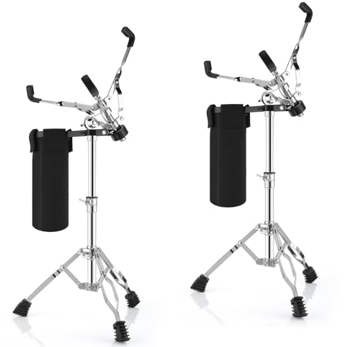 Double Braced Snare Drum Stand: Adjustable Height