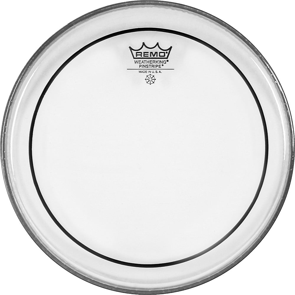 Remo Pinstripe Clear 4-Piece Tom Head Set