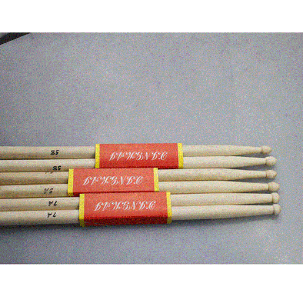 4 Pairs 5A Maple Wood Drumsticks for Jazz Rock