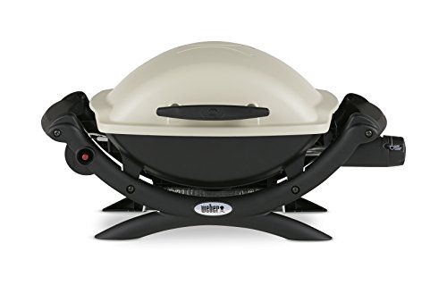Weber Q1000 Titanium Propane Grill for Outdoor Cooking