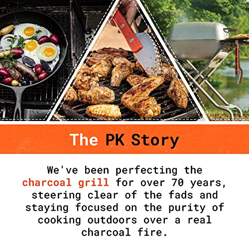PK360 Charcoal BBQ Grill Smoker for Outdoor Cooking