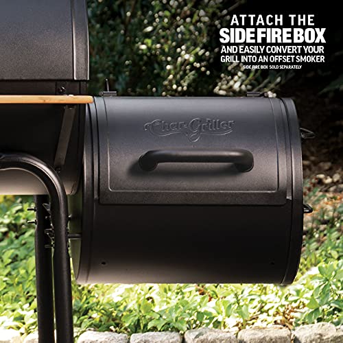 Char-Griller® Outlaw Charcoal Grill Smoker with Premium Features