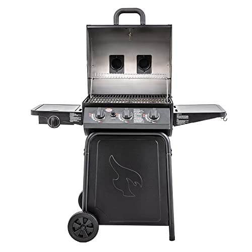 Char-Griller® Grillin' Pro 3-Burner Gas Grill Black