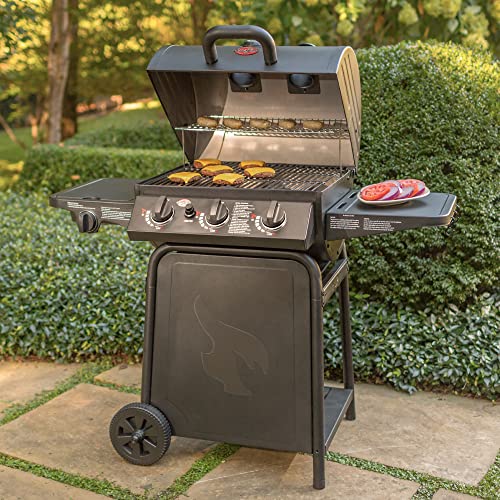 Char-Griller® Grillin' Pro 3-Burner Gas Grill Black