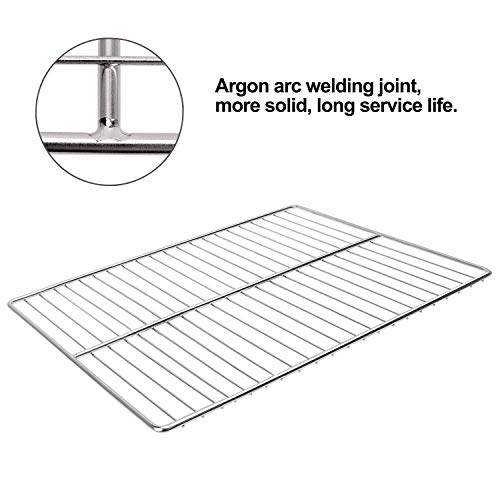 LANEJOY Stainless Steel BBQ Grill Grates 2 Pack