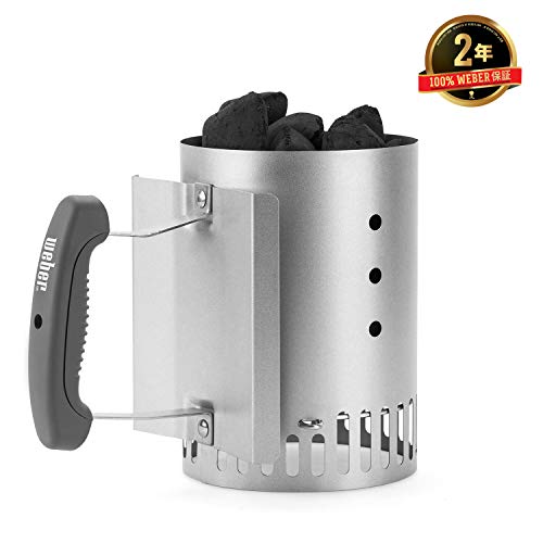 Weber Rapidfire Compact Charcoal Chimney Starter for Grills