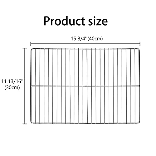 LANEJOY Stainless Steel BBQ Grill Grates 2 Pack