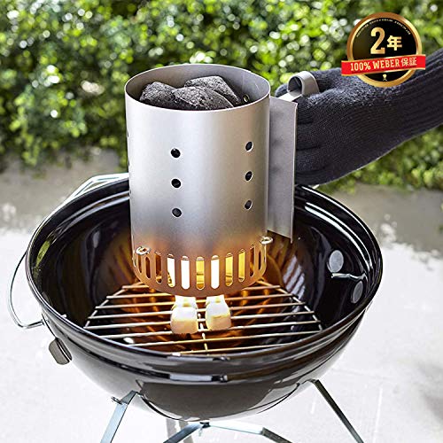 Weber Rapidfire Compact Charcoal Chimney Starter for Grills