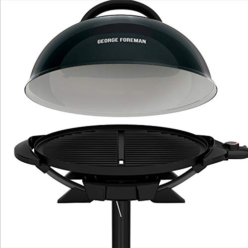 George Foreman 15-Serving Electric Grill - Indoor/Outdoor, Black