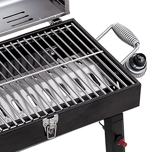 Portable Stainless Steel Propane Gas Grill by Char-Broil